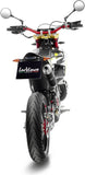 Système D'Échappement Homologué Au Niveau Sonore X-Fight Acier Noir Embout Acier - Leovince Compatible Avec Fantic Motor Xe 50 Competition (2021-2024)