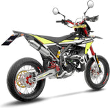 Système D'Échappement Homologué Au Niveau Sonore X-Fight Acier Embout Acier - Leovince Compatible Avec Fantic Motor Xe 50 Competition (2021-2024)