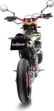 Système D'Échappement Homologué Au Niveau Sonore X-Fight Carbon Fiber Embout Acier - Leovince Compatible Avec Fantic Motor Xe 50 Competition (2021-2024)