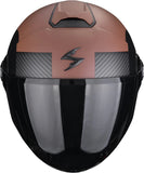 Casque Urban Pour Moto Scorpion Exo Exo-City Ii Polycarbonate Marron Noir Mat Sheer Taille L