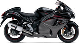 Dual Exhaust System With Sound Certification Albus Ceramic White Aluminium - Gpr Compatible With Suzuki Hayabusa 1300 (2007-2016)