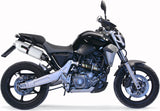 Double Sortie D'Échappement Homologuée Au Niveau Sonore Albus Ceramic Aluminium Blanc - Gpr Compatible Avec Yamaha Mt-03 (2006-2013)