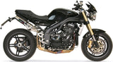 Double Sortie D'Échappement Homologuée Au Niveau Sonore Deeptone Acier - Gpr Compatible Avec Triumph Speed Triple 1050 (2005-2010)