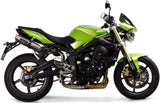 Double Sortie D'Échappement Homologuée Au Niveau Sonore Deeptone Acier - Gpr Compatible Avec Triumph Street Triple 675 (2007-2012)