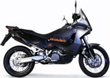 Double Sortie D'Échappement Homologuée Au Niveau Sonore Furore Aluminium Noir - Gpr Compatible Avec Ktm 950 Adventure - S (2003-2007)