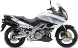 Double Sortie D'Échappement Homologuée Au Niveau Sonore Furore Aluminium Noir - Gpr Compatible Avec Suzuki V-Strom Dl 1000 (2002-2013)