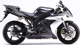 Double Sortie D'Échappement Homologuée Au Niveau Sonore Furore Aluminium Noir - Gpr Compatible Avec Yamaha Yzf 1000 R1 (2004-2006)