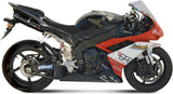 Double Sortie D'Échappement Homologuée Au Niveau Sonore Furore Aluminium Noir - Gpr Compatible Avec Yamaha Yzf 1000 R1 (2007-2008)