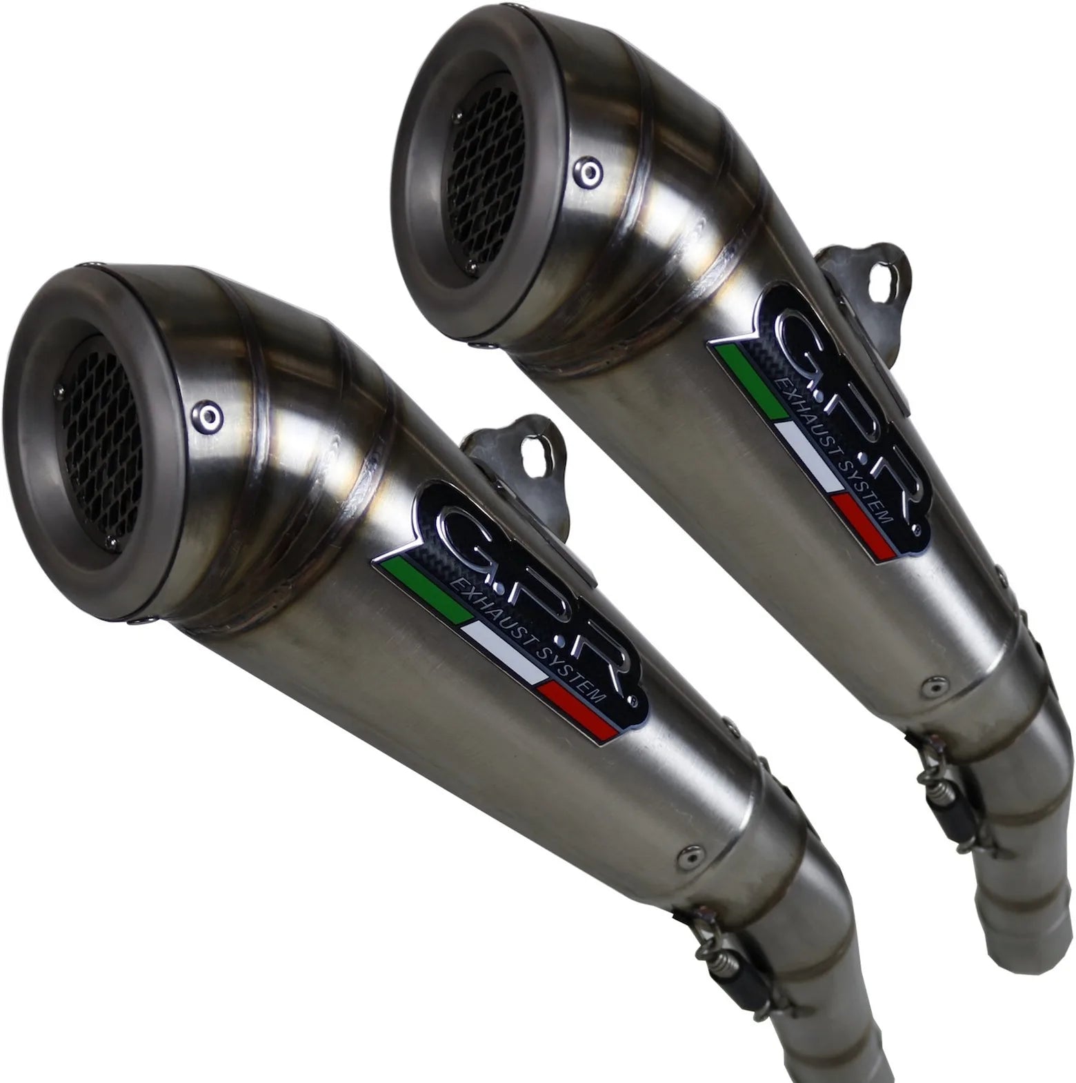Double Sortie D'Échappement Homologuée Au Niveau Sonore Powercone Evo Acier - Gpr Compatible Avec Moto Morini Sport 1200 (2008-2010)