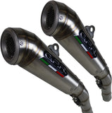 Double Sortie D'Échappement Homologuée Au Niveau Sonore Powercone Evo Acier - Gpr Compatible Avec Kawasaki Z 1000 Sx (2017-2020)