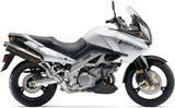 Double Sortie D'Échappement Avec Catalyseur Et Homologation Acoustique Trioval Acier - Gpr Compatible Avec Suzuki V-Strom Dl 1000 (2002-2013)