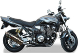 Double Sortie D'Échappement Homologuée Au Niveau Sonore Trioval Acier - Gpr Compatible Avec Yamaha Xjr 1300 (1999-2006)