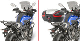 Monokey Trekker Alaska Aluminium Top Case - 44 Lt Trekker Alaska Aluminium - Givi Compatible With Yamaha Mt-07 Tracer (2016-2019)