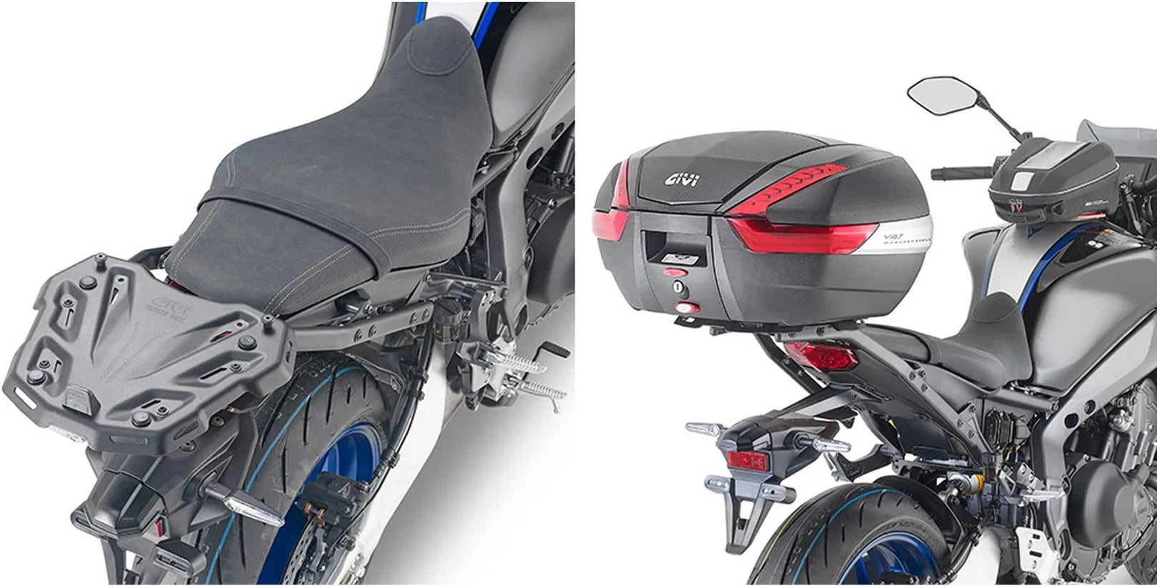 Top Case Monokey Arena Noir 45 Lt Arena Technopolymères - Givi Compatible Avec Yamaha Mt-09 - Sp (2021-2023)