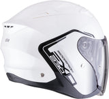 Casque Urban Pour Moto Scorpion Exo Exo-230 Polycarbonate Blanc Noir Cit-E Taille S