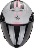 Casque Urban Pour Moto Scorpion Exo Exo-230 Polycarbonate Gris Rose Hipe Taille Xs
