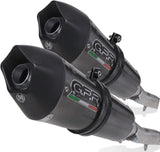 Double Sortie D'Échappement Homologuée Au Niveau Sonore Gp Evo4 Carbon Look - Gpr Compatible Avec Bmw K 1600 Gtl (2021-2024)