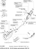 Complete Catalytic Exhaust System With Sound Certification X-Fight Stainless Steel - Leovince Compatible With Aprilia Sx 50 (2006-2015)