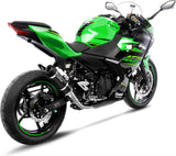 Échappement Sans Homologation Sonore Gp Corsa Evo Carbon Fiber - Leovince Compatible Avec Kawasaki Ninja 500 - Se (2024-2026)