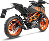 Échappement Sans Homologation Sonore Gp Corsa Evo Carbon Fiber - Leovince Compatible Avec Ktm 125 Duke (2021-2023)