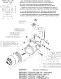 Complete Catalytic Exhaust System With Sound Certification Touring Stainless Steel - Leovince Compatible With Peugeot New Vivacity (2008-2012)