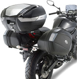 Top Case Monokey Trekker Lite Noir 35 Lt Trekker Lite Technopolymères - Givi Compatible Avec Yamaha Xj6 600 (2009-2012)