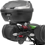 Top Case Monokey Trekker Outback Evo Smart Aluminium Anodisé 58 Lt Trekker Outback Evo Smart Aluminium Anodisé - Givi Compatible Avec Kawasaki Ninja 300 (2013-2018)