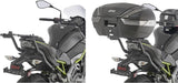 Top Case Monokey Trekker Outback Evo Smart Aluminium 58 Lt Trekker Outback Evo Smart Aluminium - Givi Compatible Avec Kawasaki Z 900 (2020-2024)