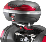 Monokey Trekker Outback Evo Smart Aluminium Top Case - 58 Lt Trekker Outback Evo Smart Aluminium - Givi Compatible With Kawasaki Er-6 F (2009-2011)