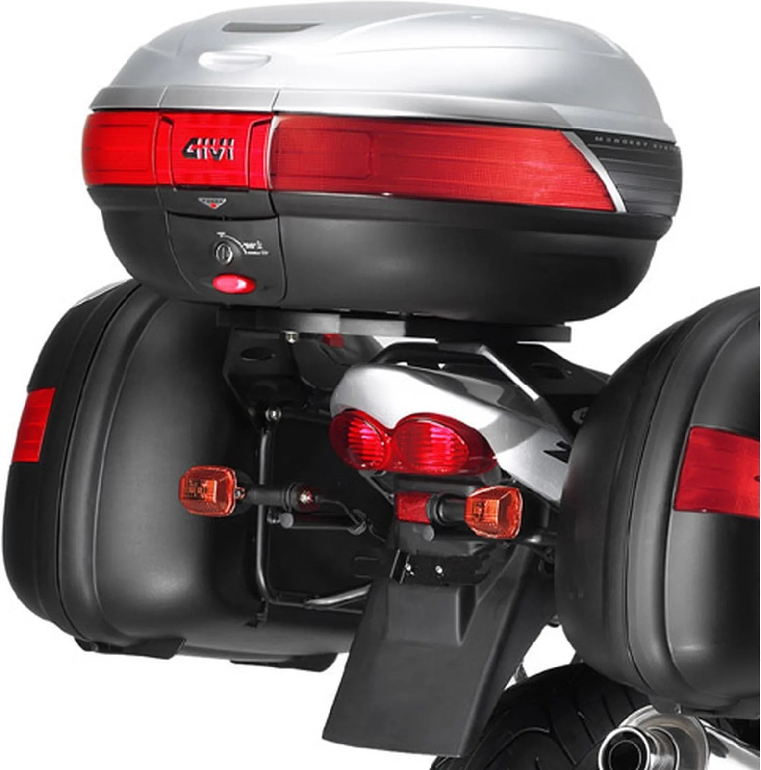 Top Case Monokey Trekker Dolomiti Aluminium 30 Lt Trekker Dolomiti Aluminium - Givi Compatible Avec Suzuki Gsf 1200 Bandit - S (2000-2005)