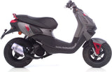 Complete Catalytic Exhaust System With Sound Certification Touring Stainless Steel - Leovince Compatible With Peugeot Speedfight 50 Air - Liquid (1997-1999)