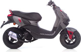Système D'Échappement Complet Avec Catalyseur Et Homologation Acoustique Touring Acier - Leovince Compatible Avec Peugeot Speedfight 50 Air - Liquid (1997-1999)