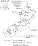 Système D'Échappement Complet Avec Catalyseur Et Homologation Acoustique Touring Acier - Leovince Compatible Avec Mbk Booster 100 (1999-2001)