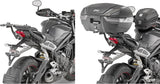 Monokey Trekker Outback Evo Smart Aluminium Top Case - 42 Lt Trekker Outback Evo Smart Aluminium - Givi Compatible With Triumph Street Triple 765 (2017-2019)