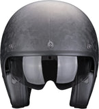 Casque Urban Pour Moto Scorpion Exo Belfast Evo Carbon Carbon Fiber Noir Onyx Taille Xxl