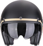 Casque Urban Pour Moto Scorpion Exo Belfast Evo Ultra Tct Noir Mat Beige Adonis Taille Xxl