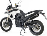 Échappement Sans Homologation Sonore Lv One Evo Carbon Fiber Embout Carbon Fiber - Leovince Compatible Avec Bmw F 800 Gs - Adventure (2008-2016)
