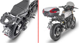 Monolock Simply Iv Black Top Case - 45 Lt Simply Iv Technopolymer - Givi Compatible With Benelli Leoncino 800 (2022-2024)