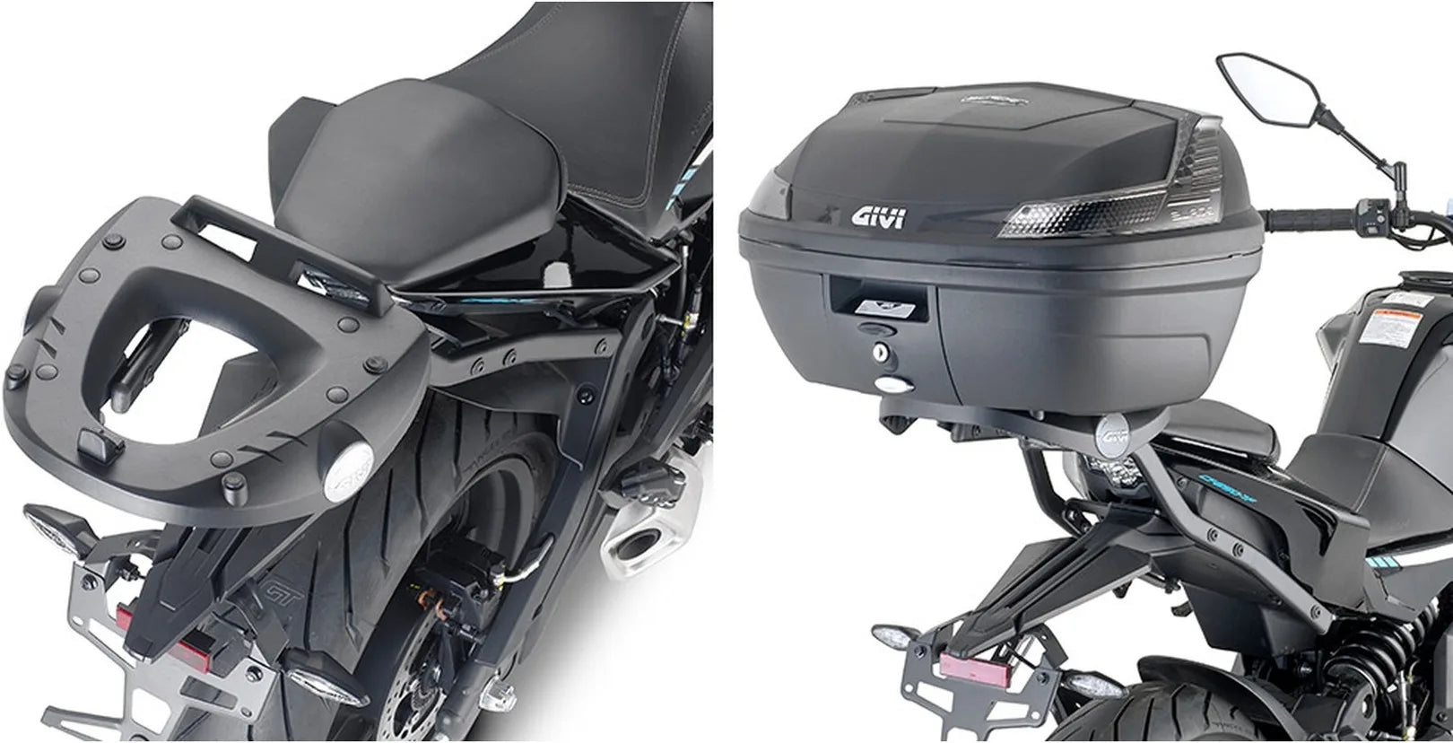 Top Case Monokey Arena Noir 45 Lt Arena Technopolymères - Givi Compatible Avec Cfmoto 650 Nk (2021-2024)