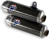 Échappement Sans Homologation Sonore Carbon - Termignoni Compatible Avec Ducati Monster 1100 Evo