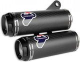 Échappement Sans Homologation Sonore Carbon - Termignoni Compatible Avec Ducati Monster 1200 (2017)