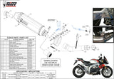 Non-Catalytic Exhaust Tip With Sound Certification Speed Edge Steel Black Carbon - Mivv Compatible With Aprilia Tuono V4 1100 (2018-2020)