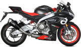Système D'Échappement Complet Sans Catalyseur Et Homologué Au Niveau Sonore Delta Race Carbon Carbon - Mivv Compatible Avec Aprilia Rs 660 (2020-2024)