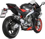Système D'Échappement Complet Avec Catalyseur Et Homologation Acoustique Delta Race Carbon Carbon - Mivv Compatible Avec Aprilia Rs 660 (2020-2024)