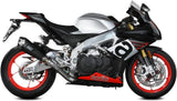 Système D'Échappement Catalytique Avec Homologation Acoustique Delta Race Carbon Carbon - Mivv Compatible Avec Aprilia Rsv4 (2017-2020)