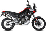Complete Non-Catalytic Exhaust System With Sound Certification Dakar Stainless Steel - Mivv Compatible With Aprilia Tuareg 660 (2022-2024)