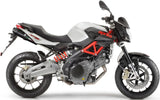 Double Sortie D'Échappement Sans Homologation Acoustique Furore Aluminium Noir - Gpr Compatible Avec Aprilia Shiver 750 Gt (2007-2016)