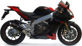 Système D'Échappement Complet Avec Catalyseur Et Homologation Acoustique Furore Aluminium Noir - Gpr Compatible Avec Aprilia Rsv4 1000 (2009-2014)