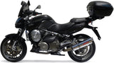 Système D'Échappement Homologué Au Niveau Sonore Trioval Acier - Gpr Compatible Avec Aprilia Mana 850 Gt (2007-2016)