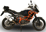 Système D'Échappement Homologué Au Niveau Sonore Albus Ceramic Aluminium Blanc - Gpr Compatible Avec Ktm 1050 Adventure (2015-2016)